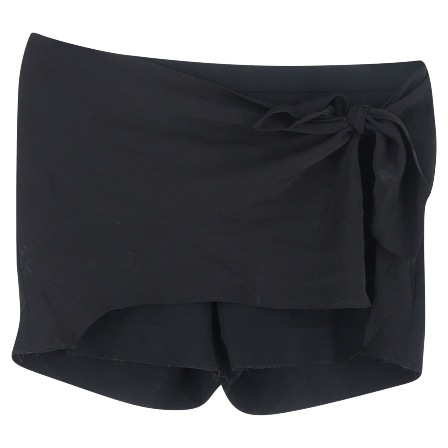 Moschino Wrap Skort in Black Viscose