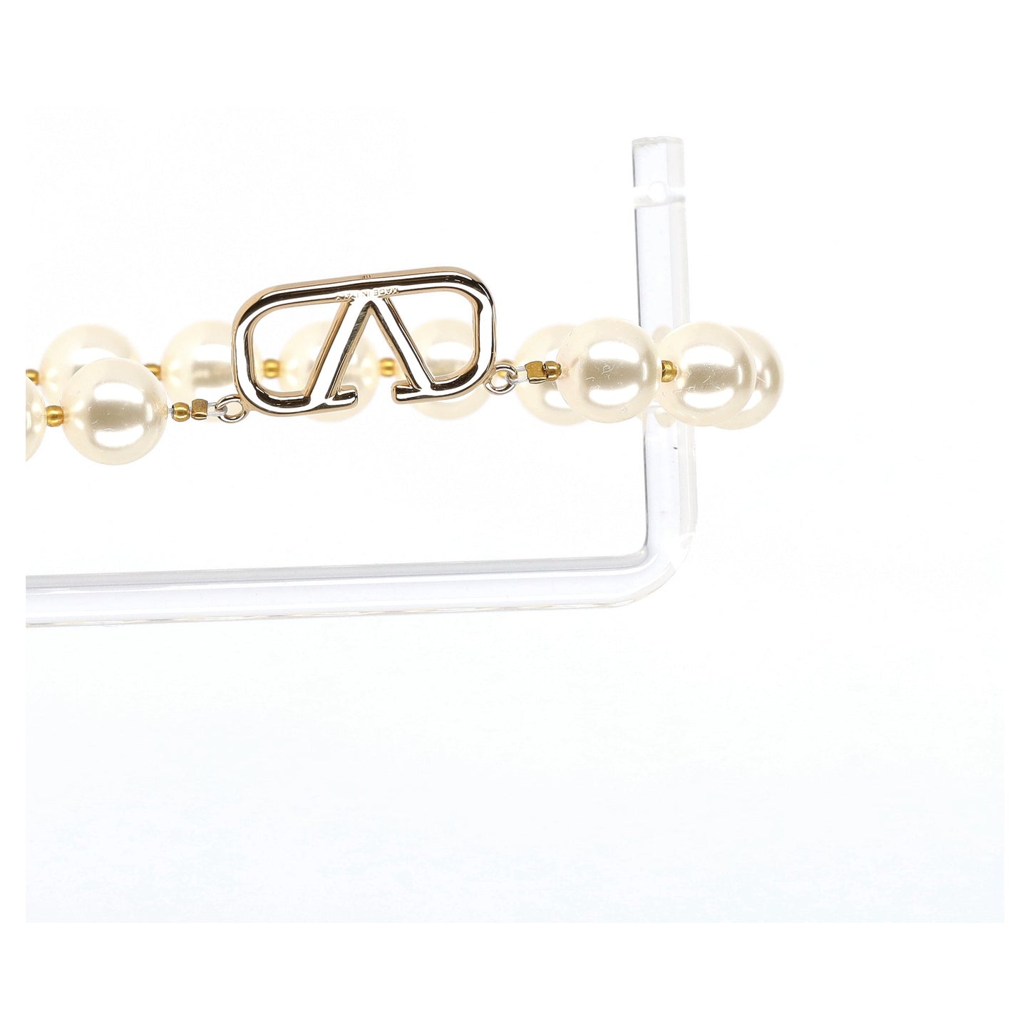 Valentino Garavani signature metal choker with swarovski crystal