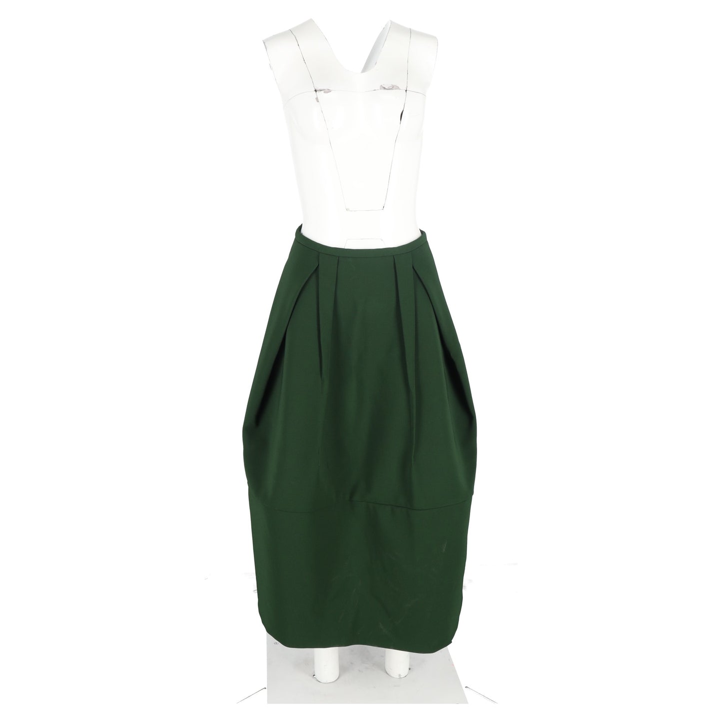 Jil Sander crepe midi skirt