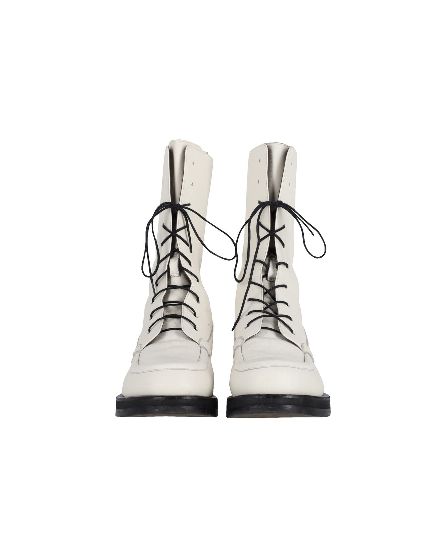 The Row patty lace-up combat boots