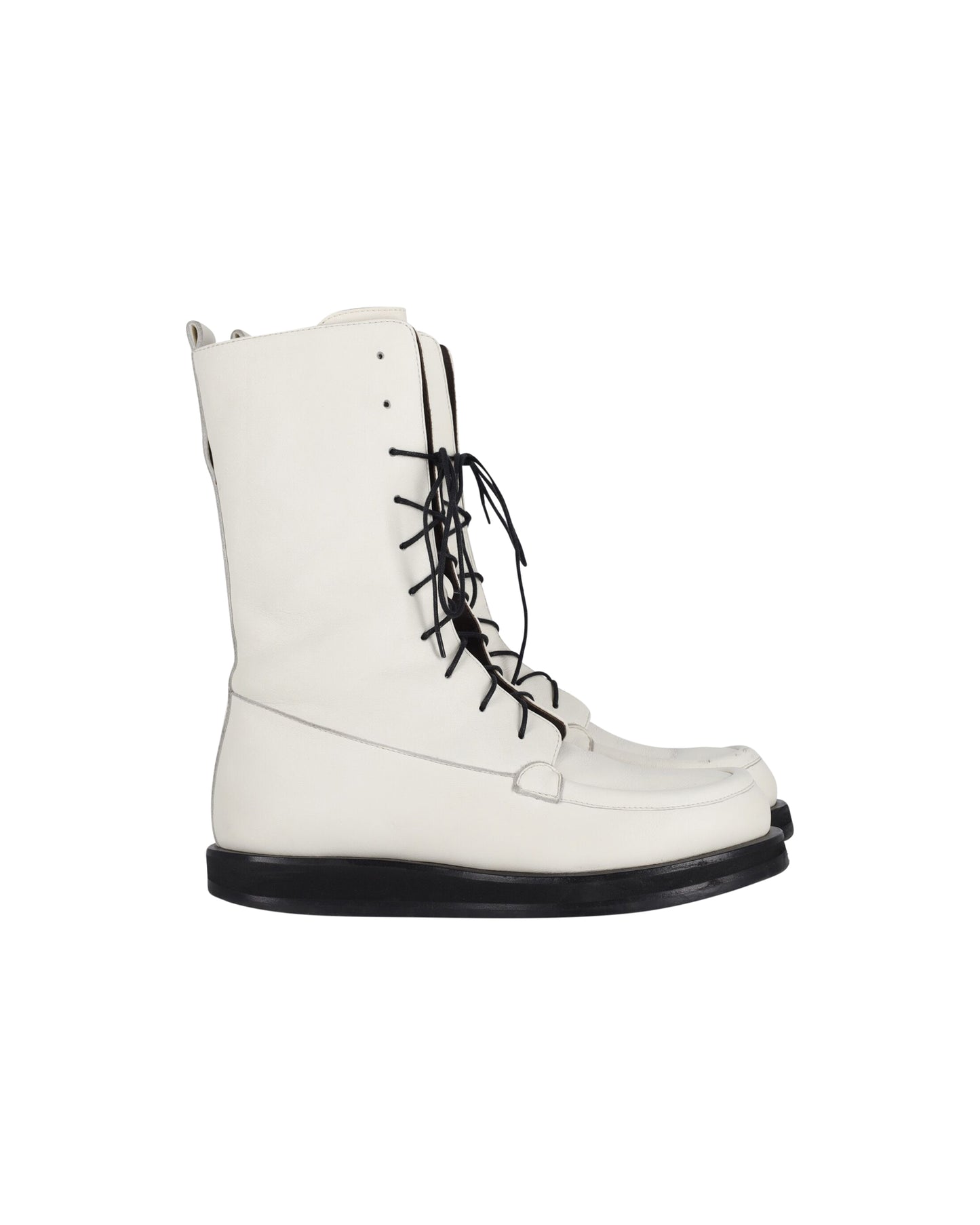 The Row patty lace-up combat boots