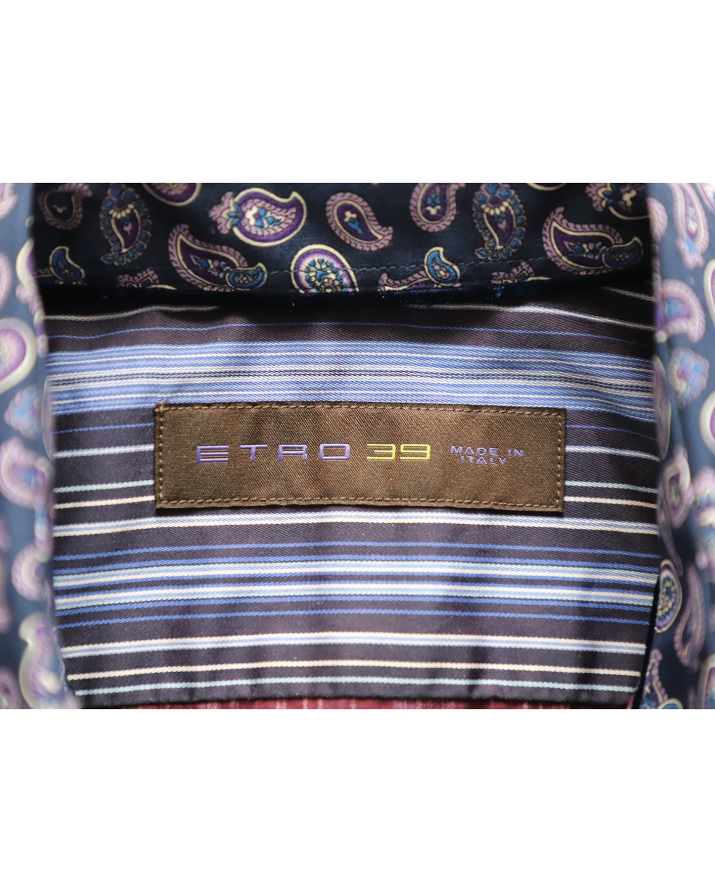 Etro stripe print shirt