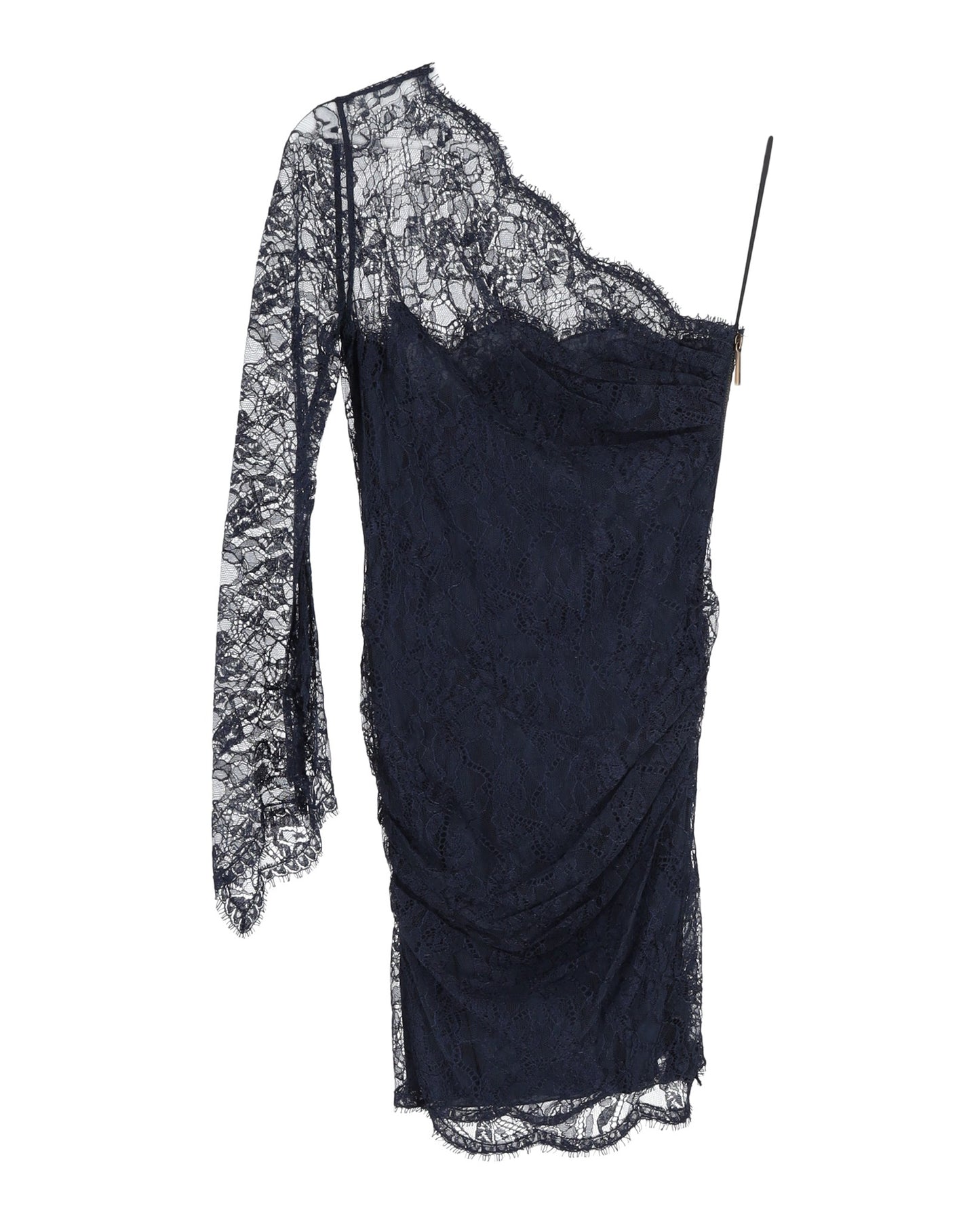 Emilio Pucci shoulder lace mini dress