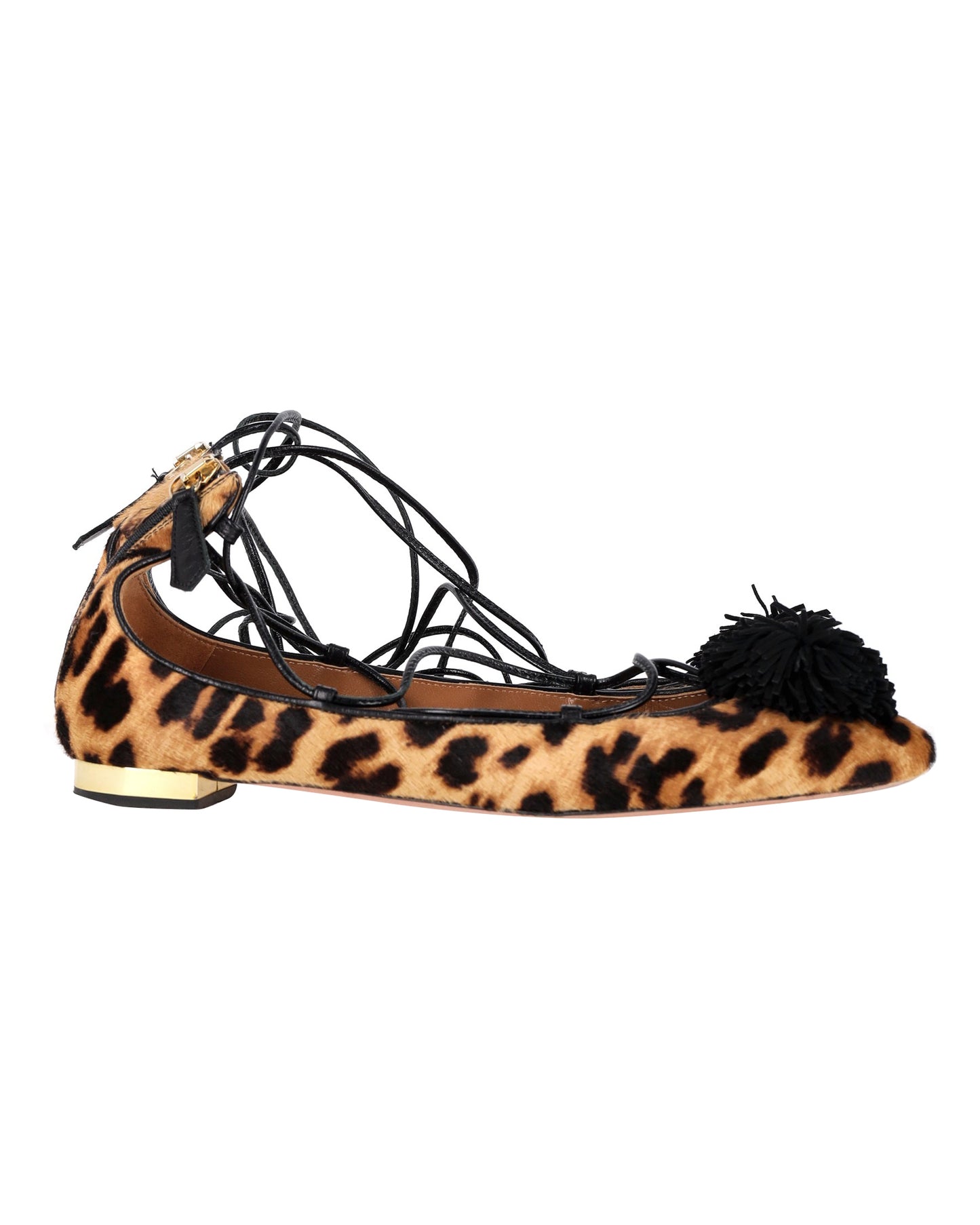 Aquazzura lace-up ballerina flats