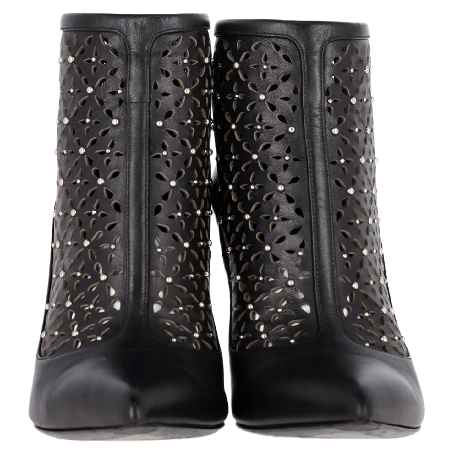 Alexander McQueen Lazer cut boots