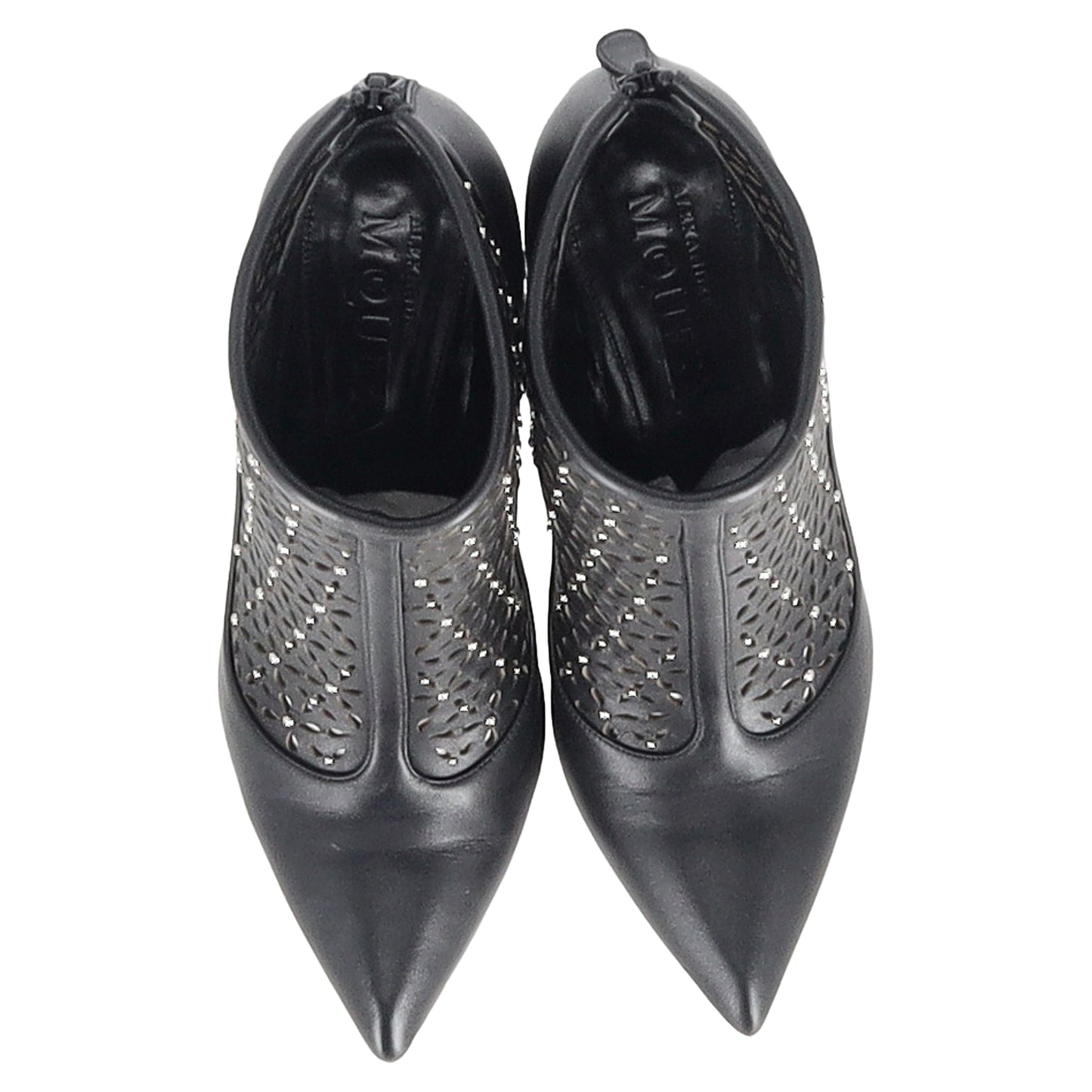 Alexander McQueen Lazer cut boots