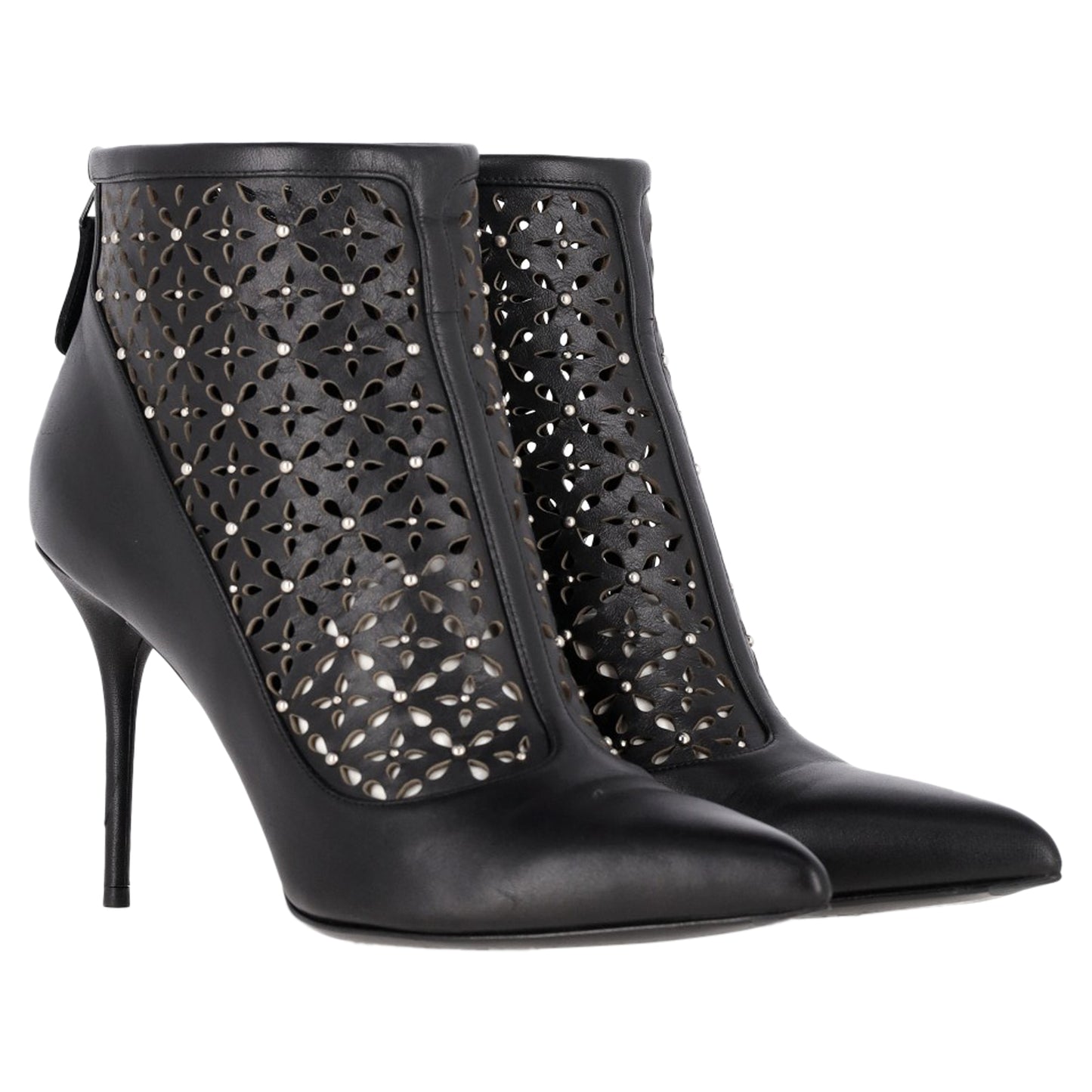 Alexander McQueen Lazer cut boots