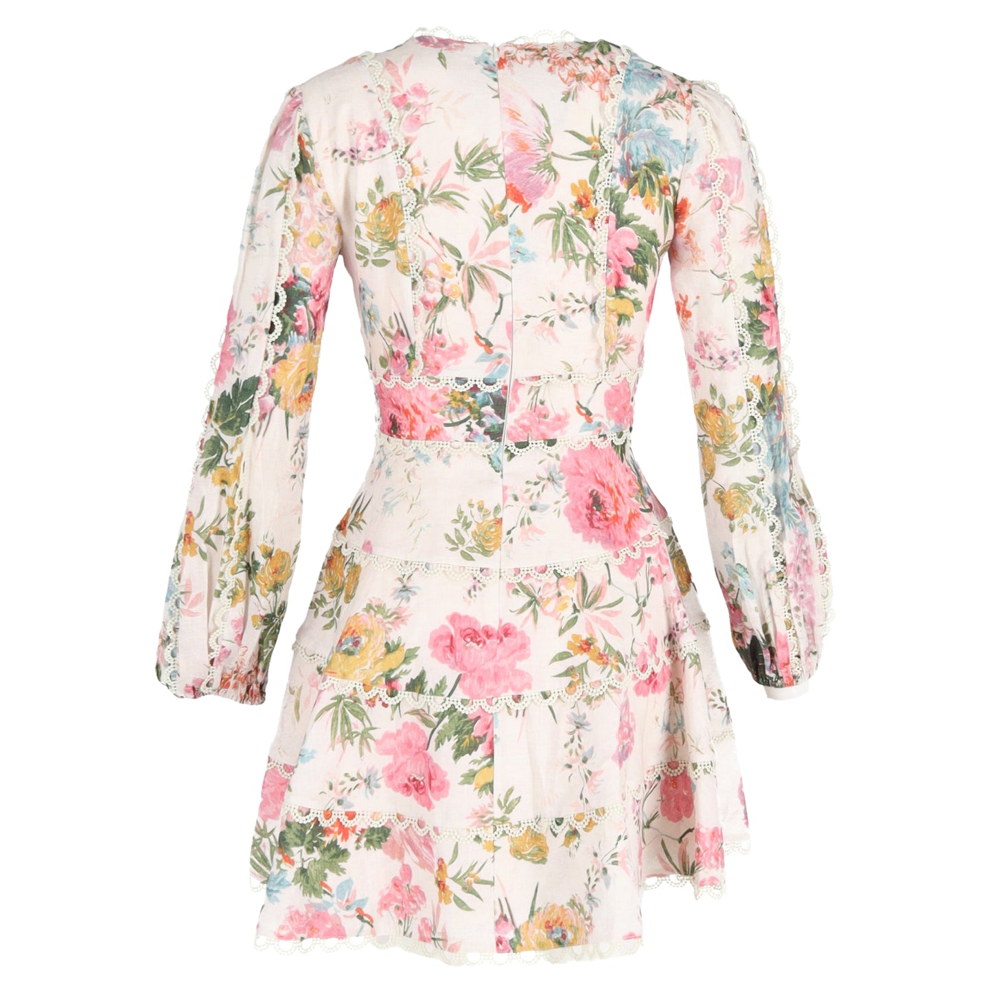 Zimmermann floral mini flared dress