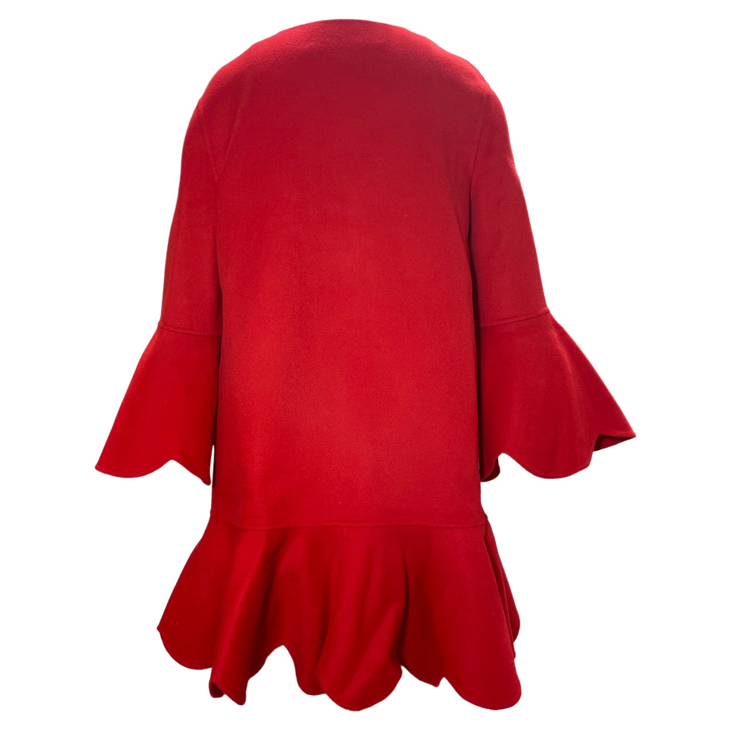 Valentino Garavani hem bell sleeve coat