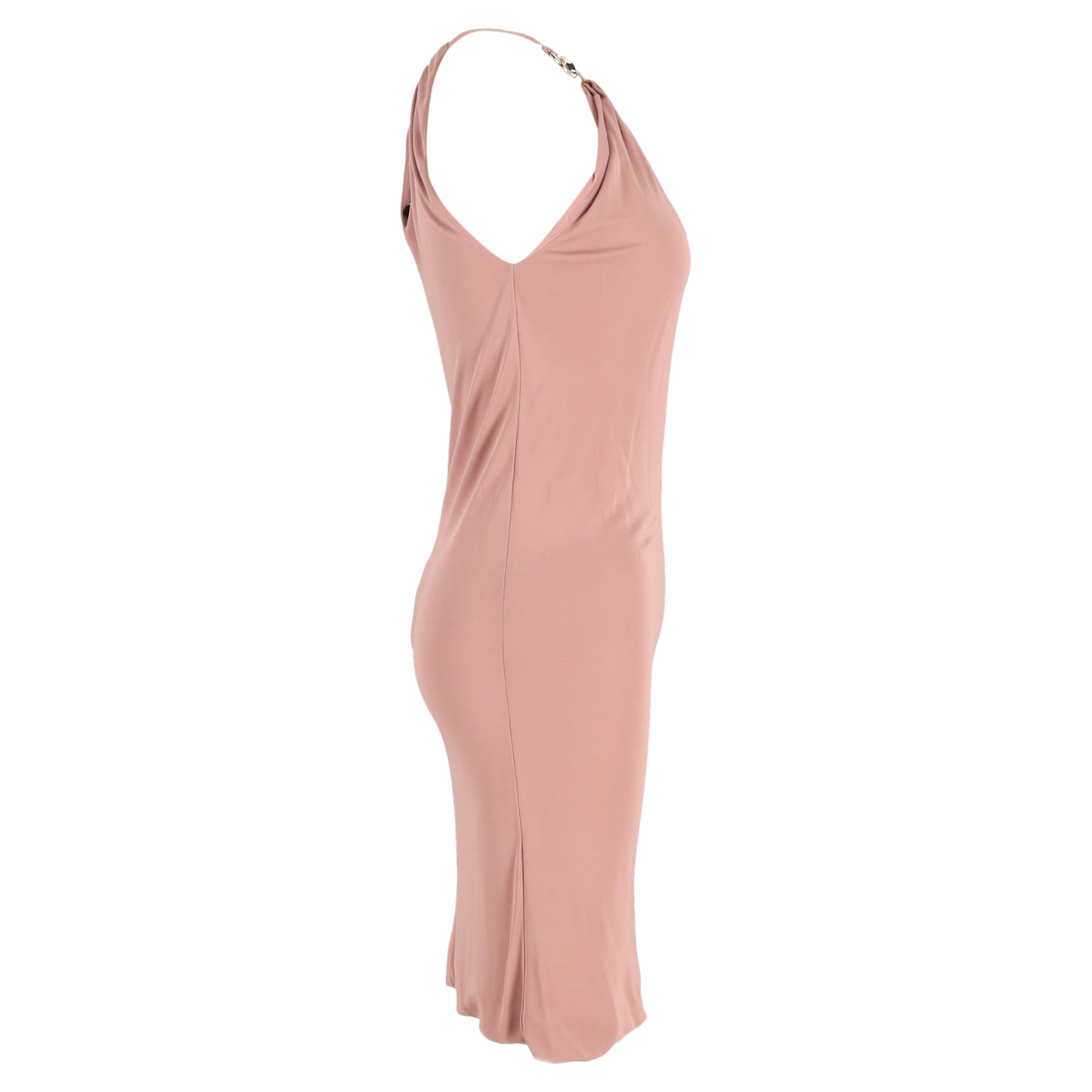 Gucci dress with gold buckles
