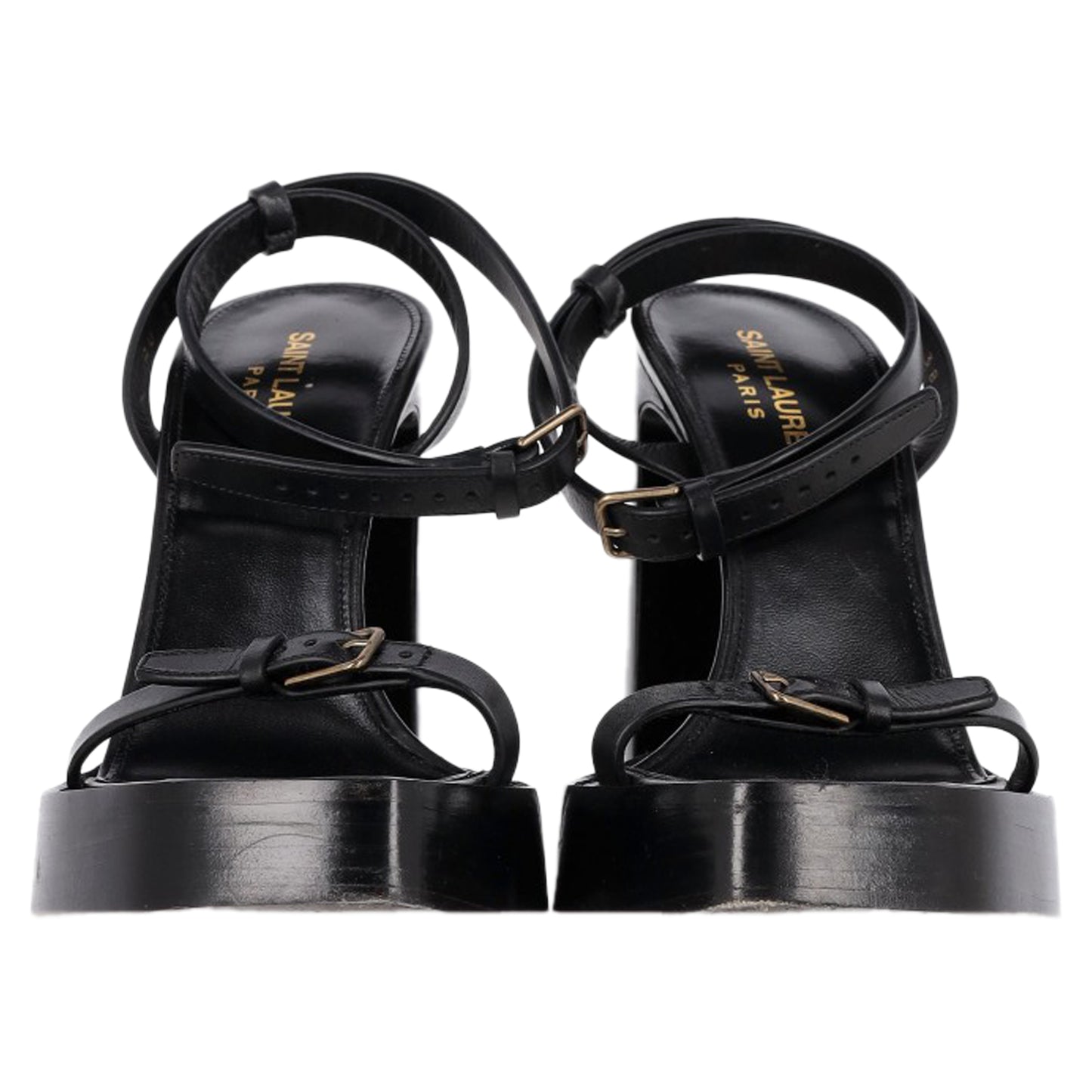 Saint Laurent strap platform sandals
