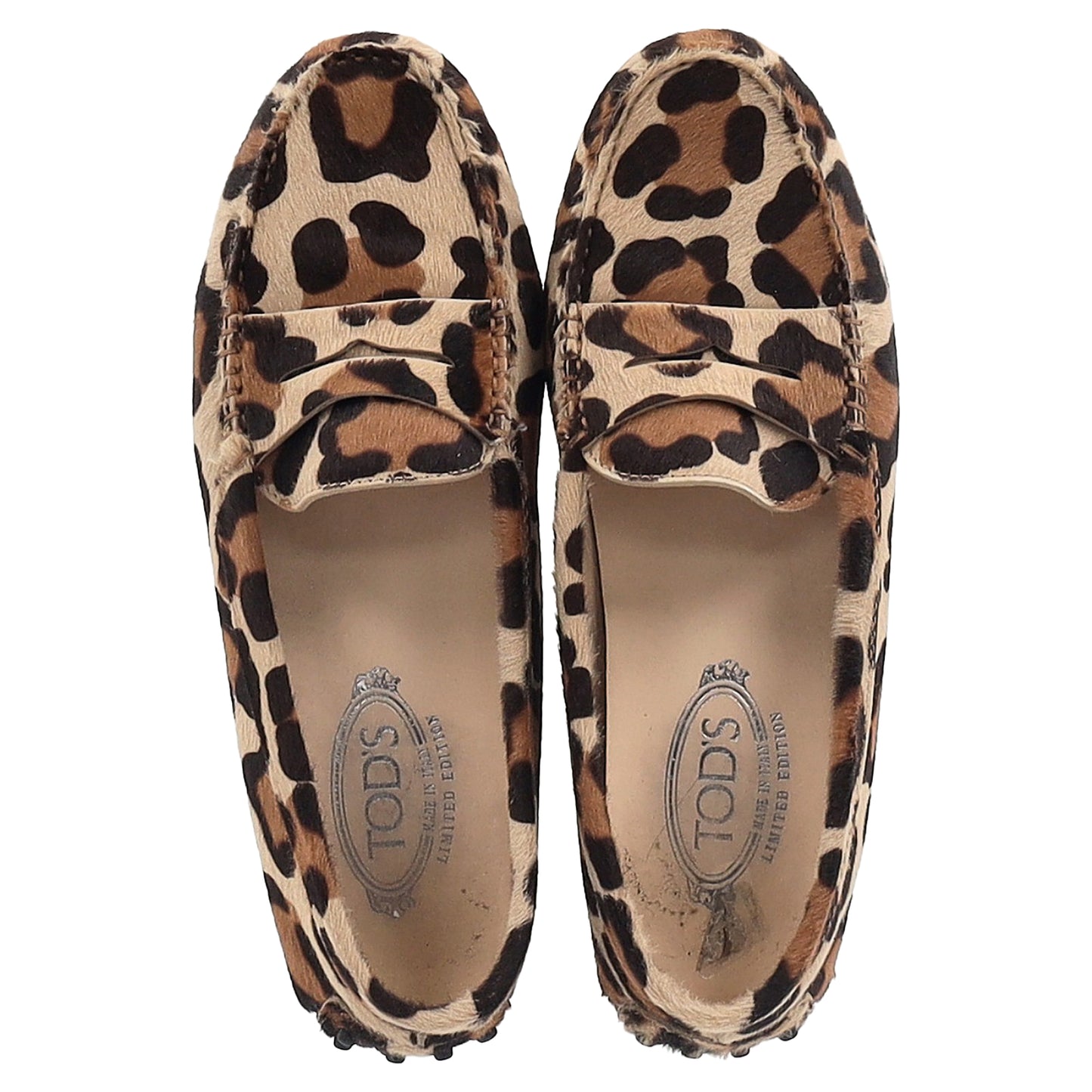 Tods print loafers