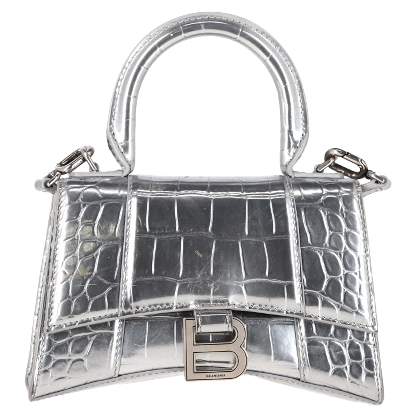 Balenciaga hourglass top handle bag