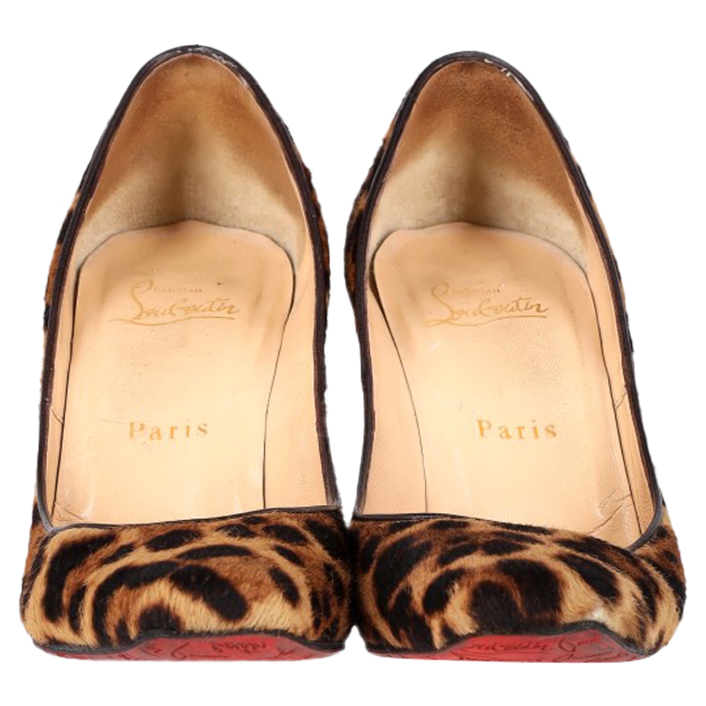 Christian Louboutin leopard print heel