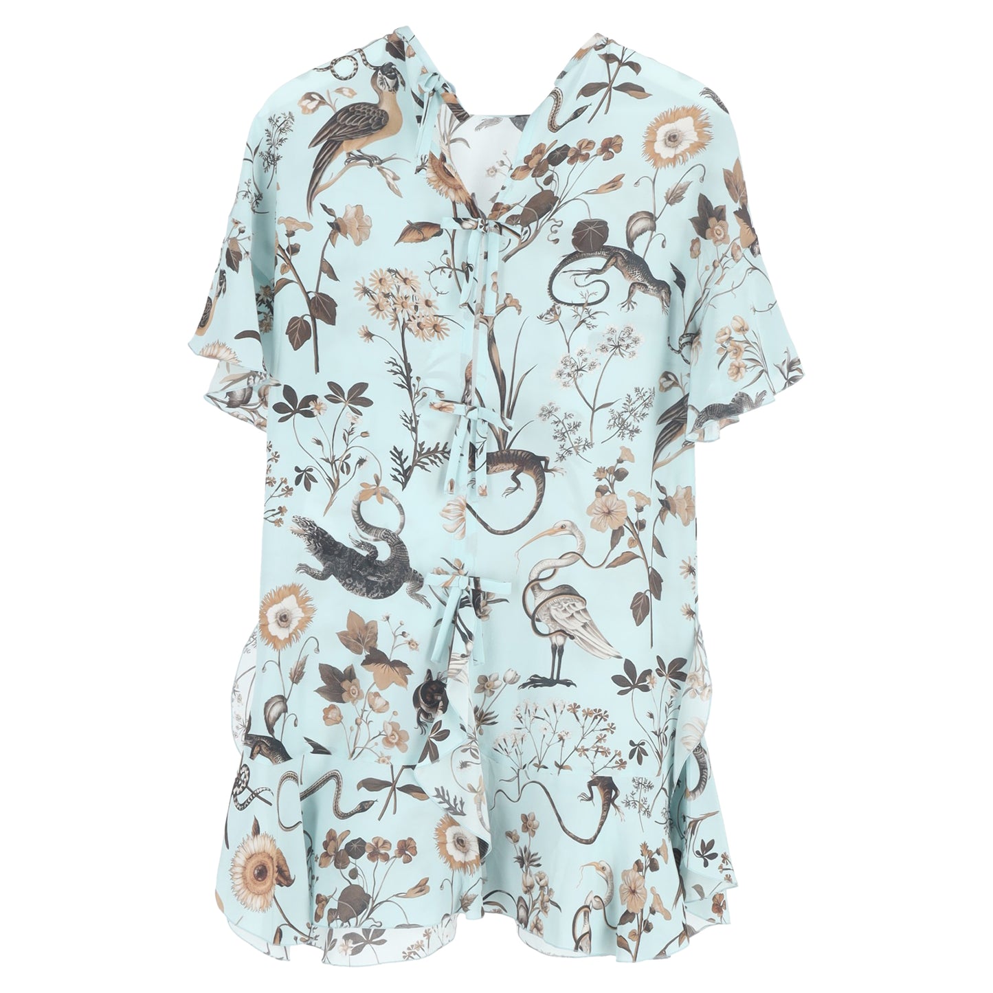 Red Valentino animal-print mini dress