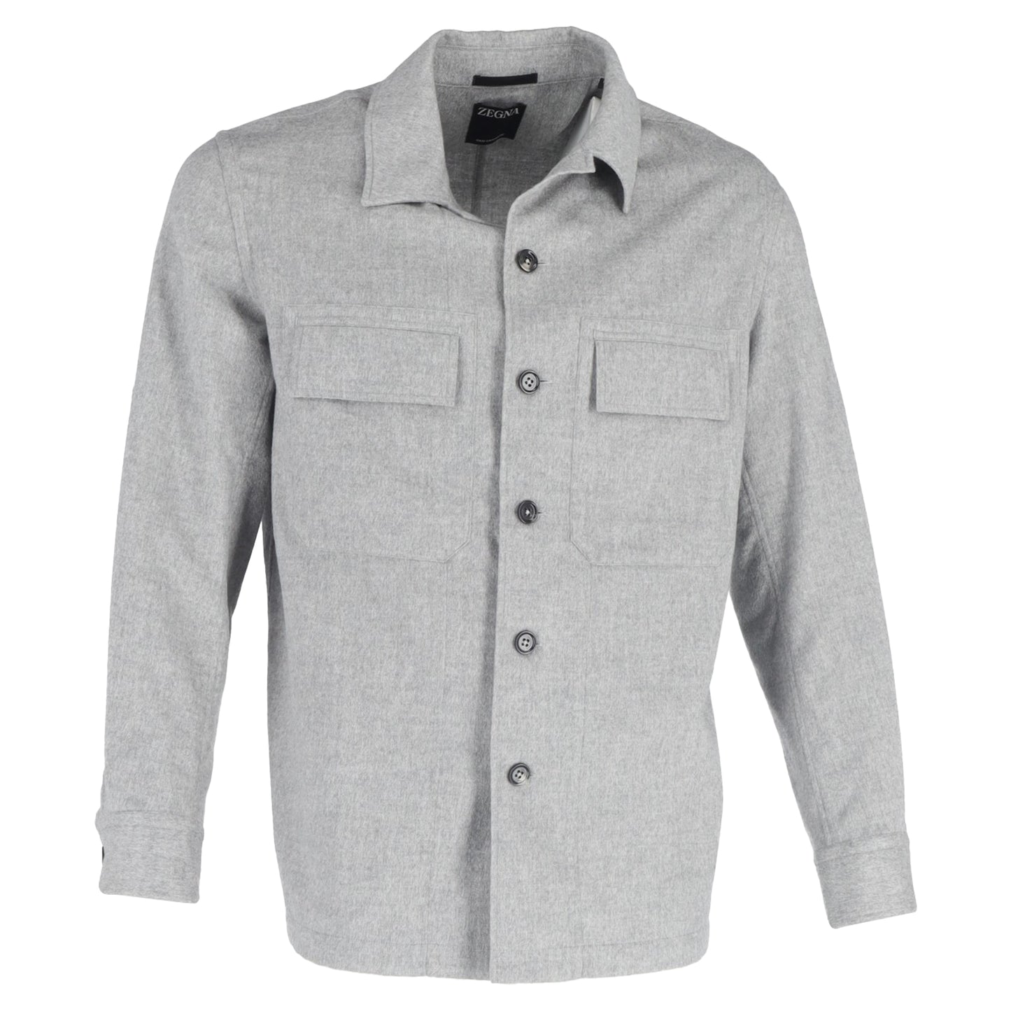 Zegna shirt jacket with pockets