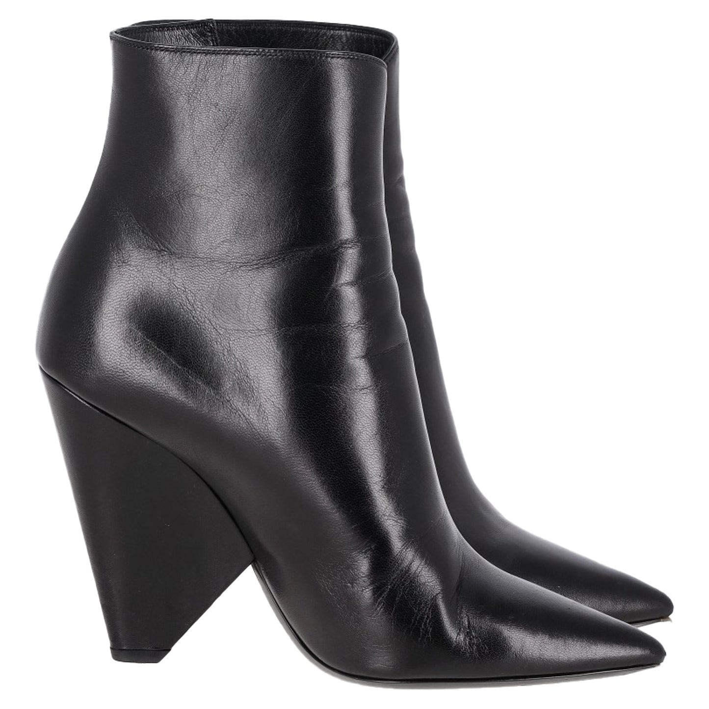 Saint Laurent Pyramid-heeled ankle boots