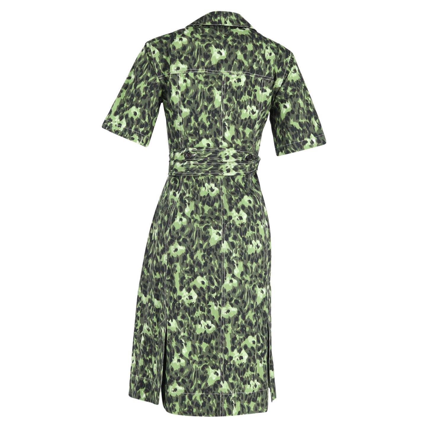 Marni floral shirt dress
