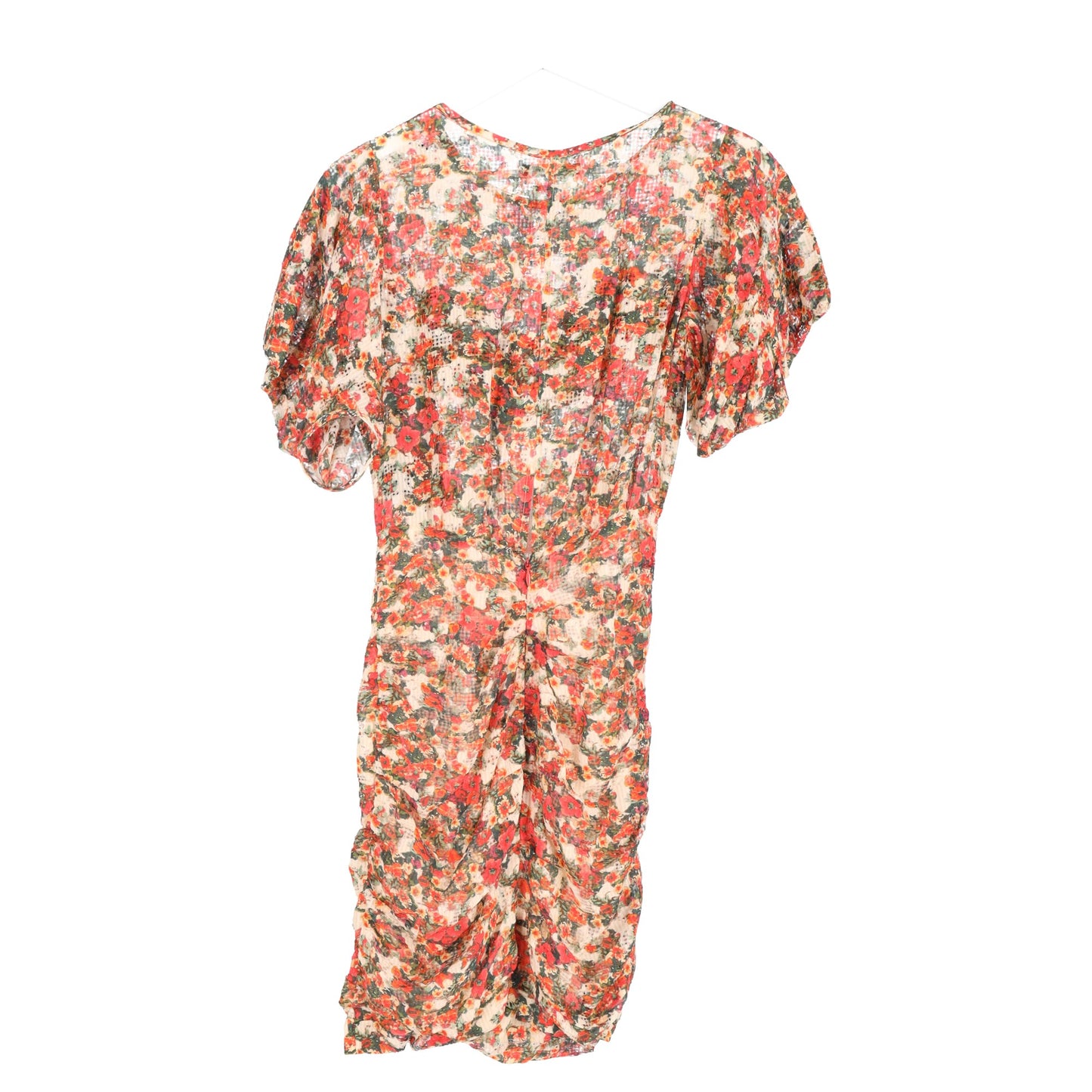 Isabel Marant robe face floral print mini dress