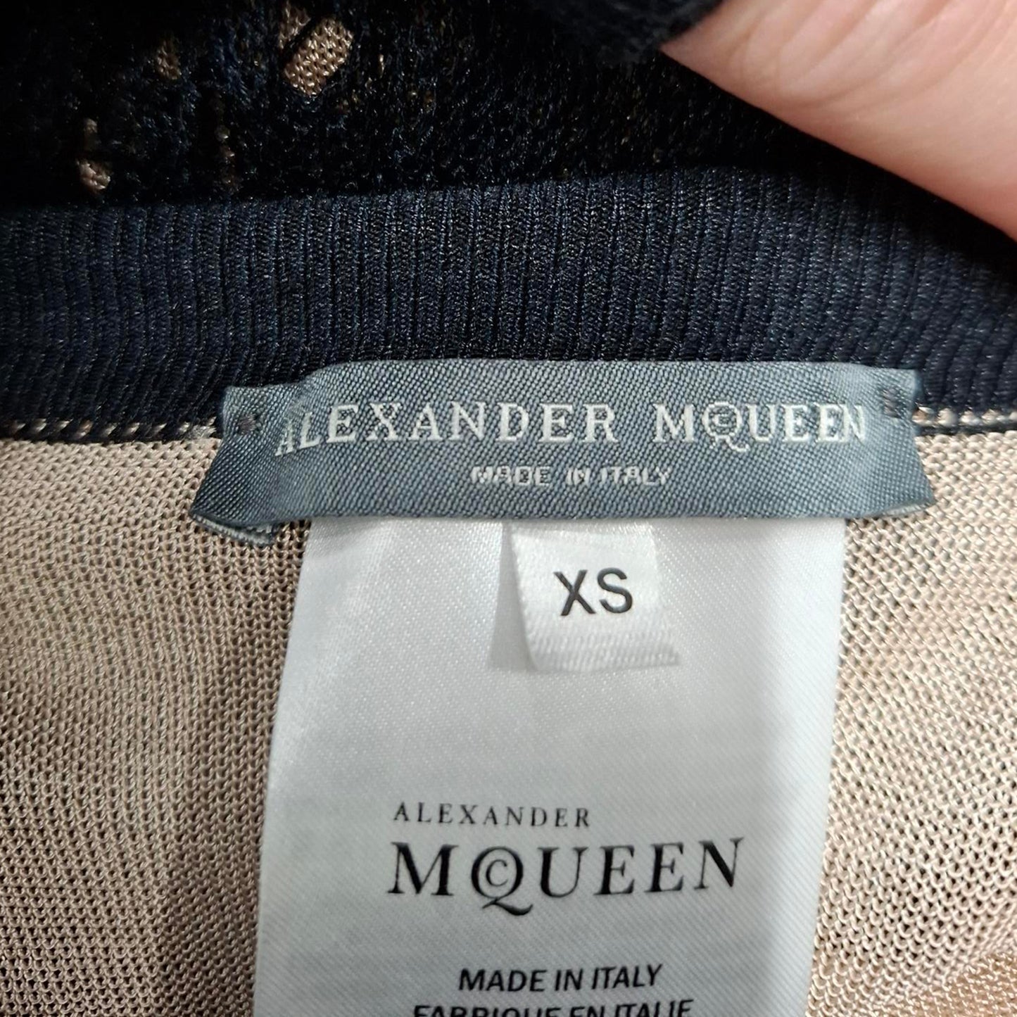 Alexander McQueen maxi off-shoulder dress