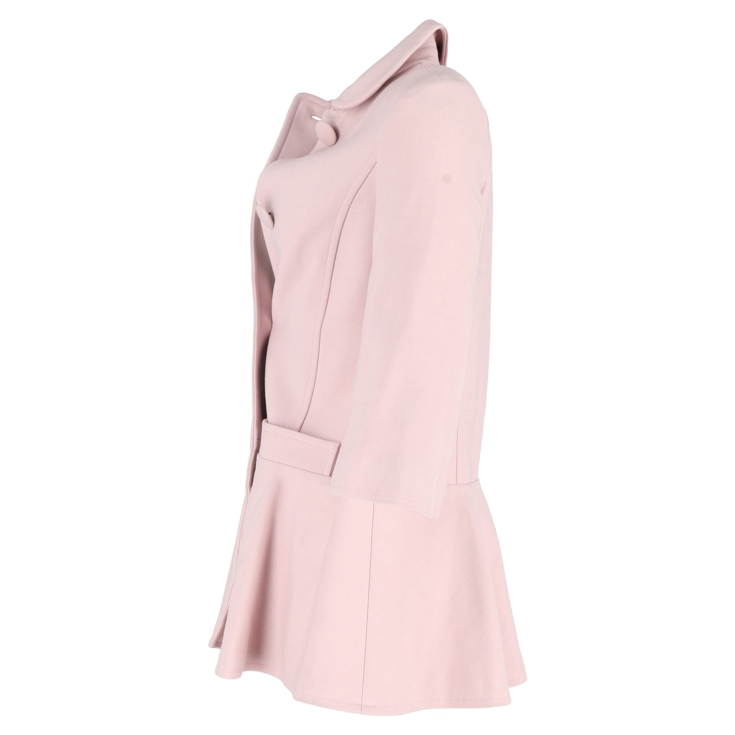 Red Valentino flared hem coat