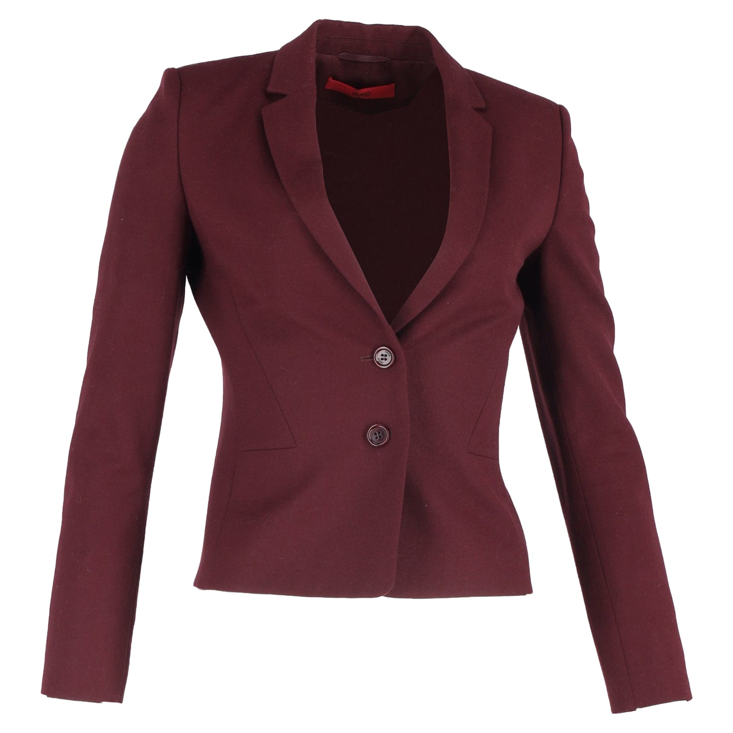 Boss burgundy wool blazer