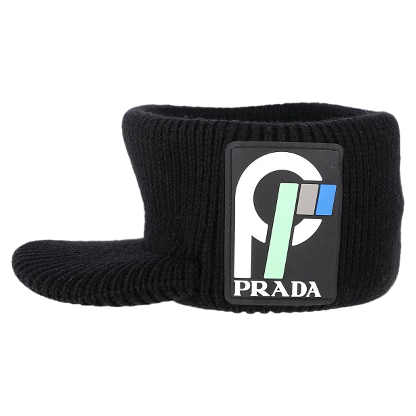 Prada shaker visor cap anthracite