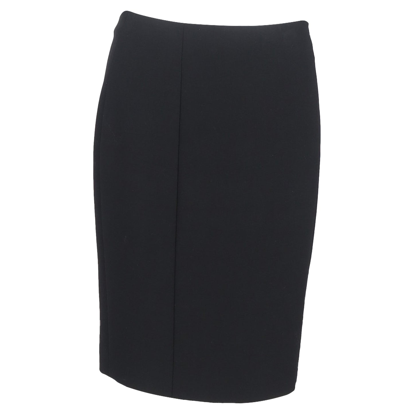 Boss by Hugo Boss Panelled Knee-Length Pencil Skirt in Black Wool