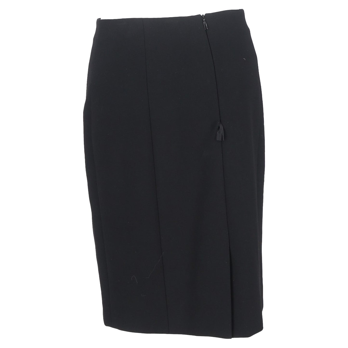 Boss by Hugo Boss Panelled Knee-Length Pencil Skirt in Black Wool