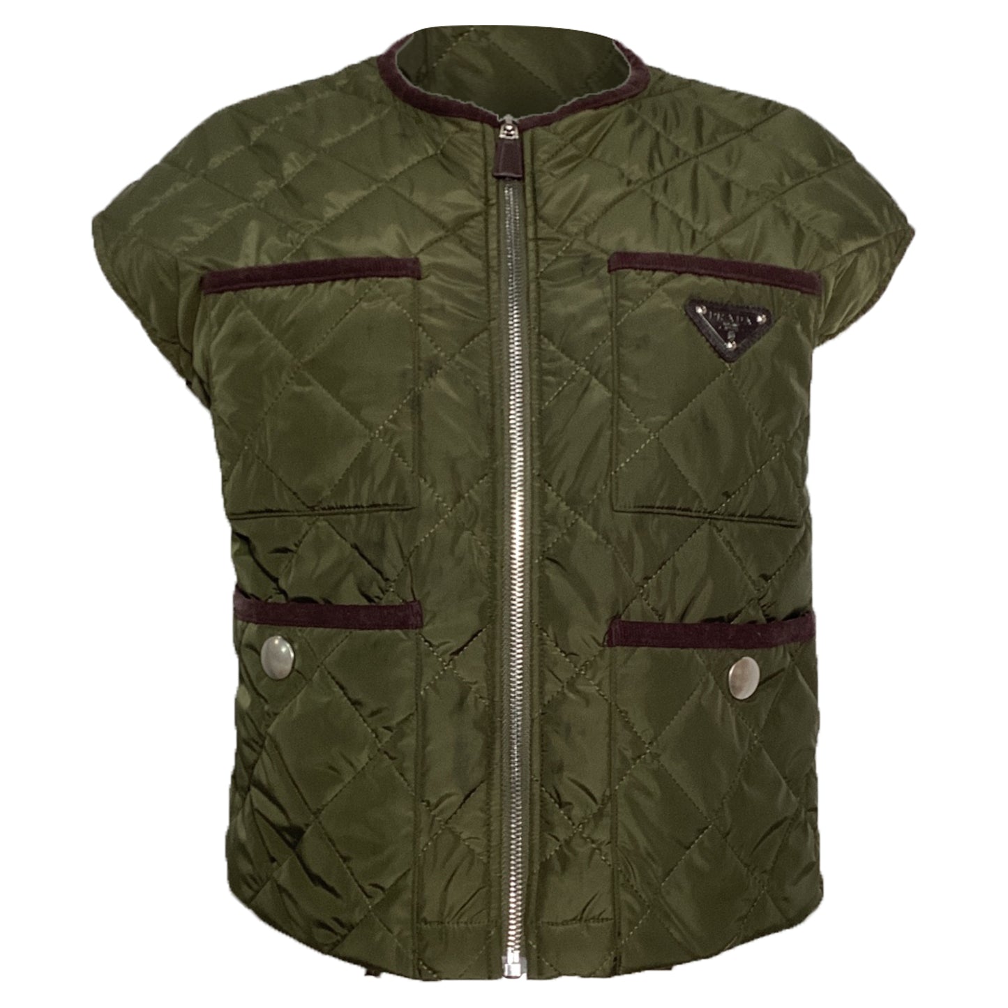 Prada re-nylon quilted vest