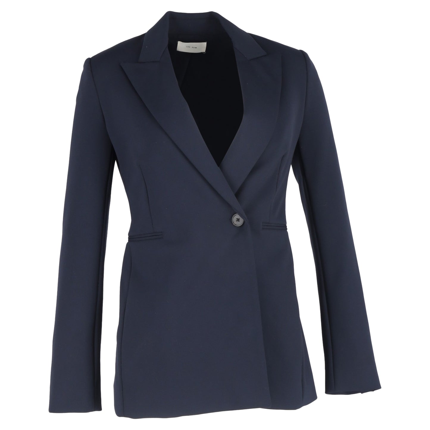 The Row single-breasted scuba blazer