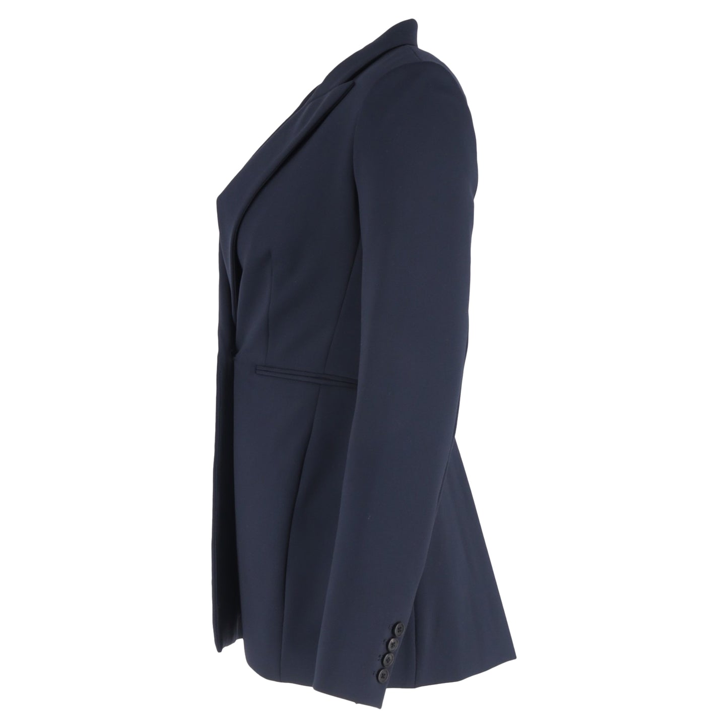 The Row single-breasted scuba blazer
