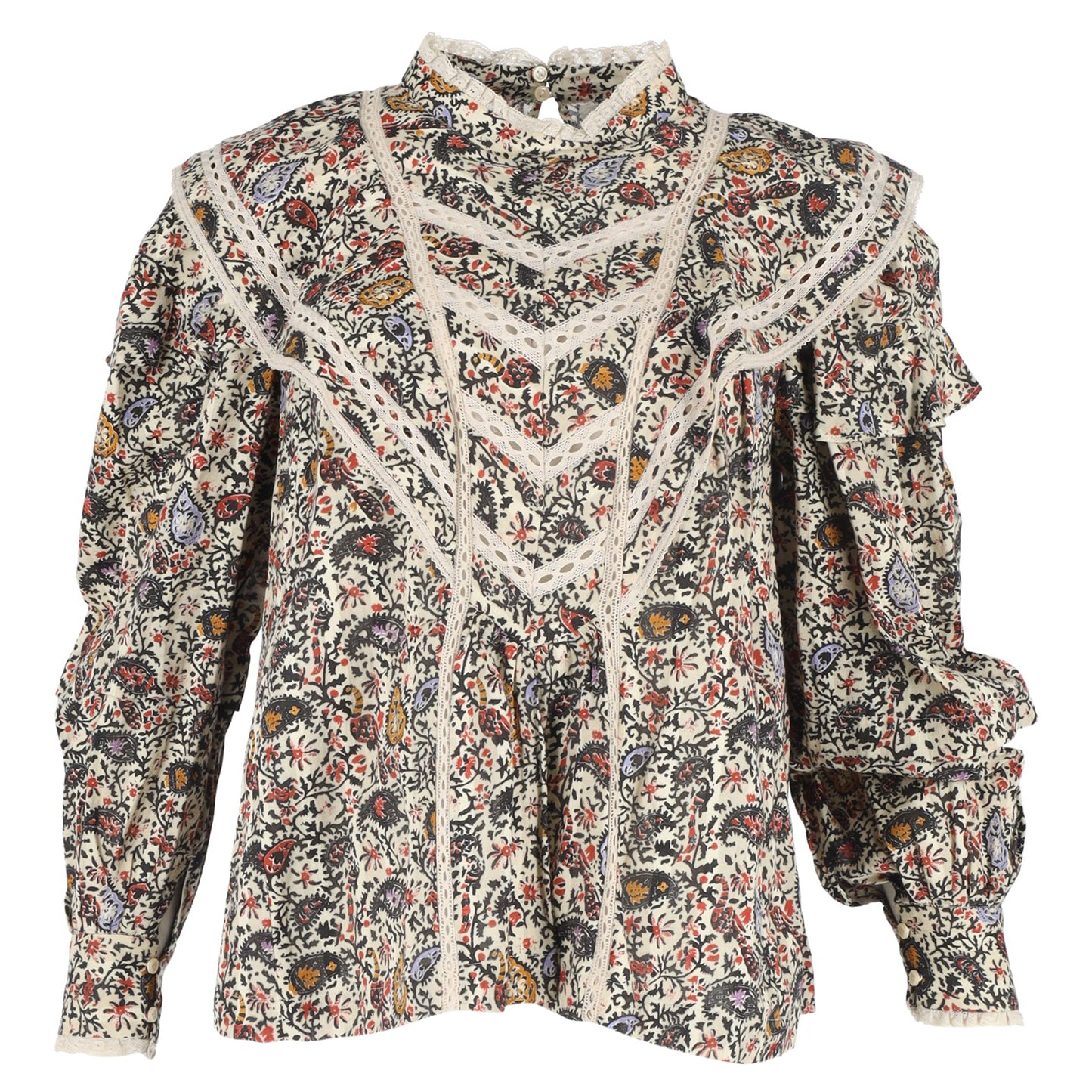 Isabel Marant long sleeve printed blouse