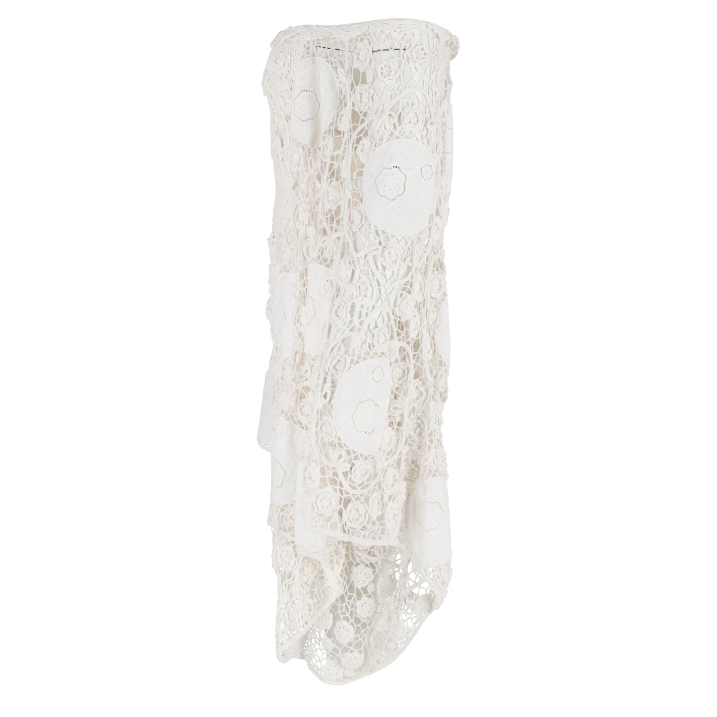 Chloé shoulder crocheted mini dress