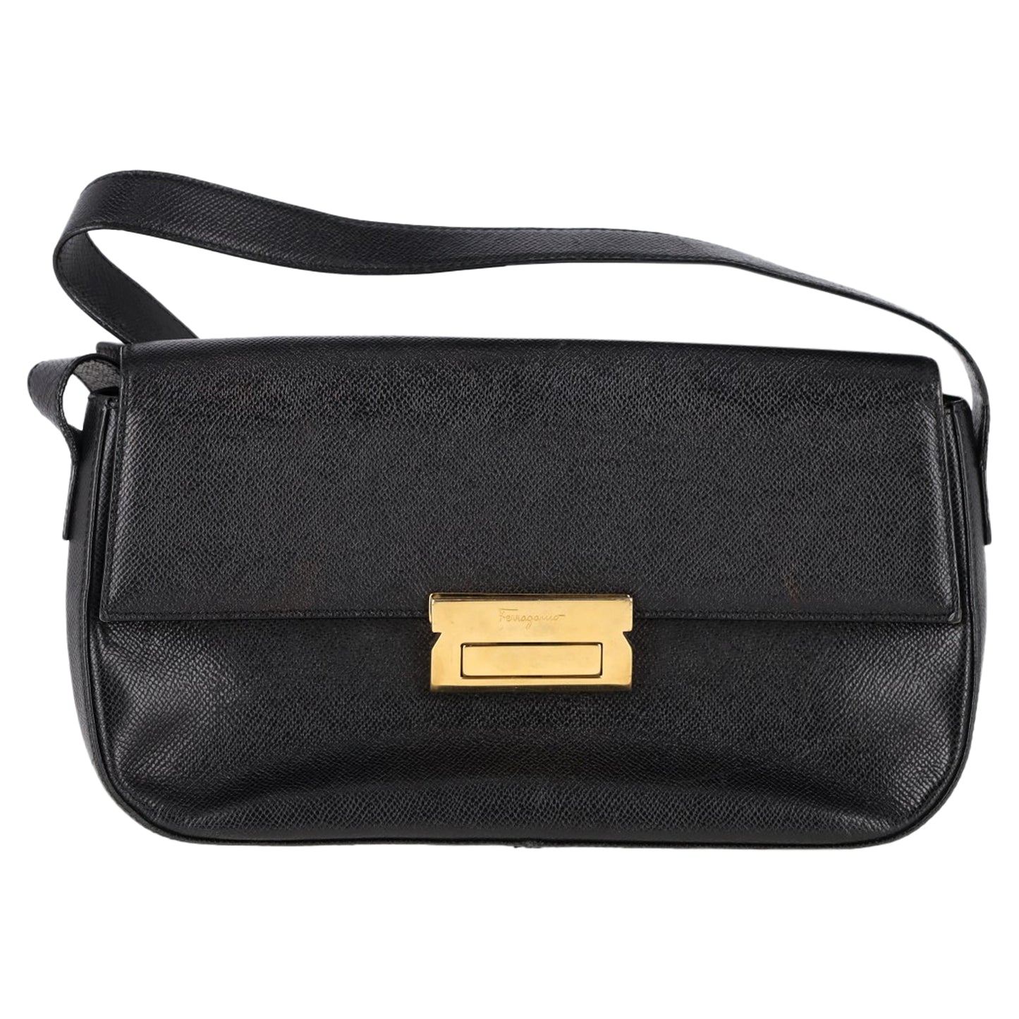 Ferragamo flap shoulder bag