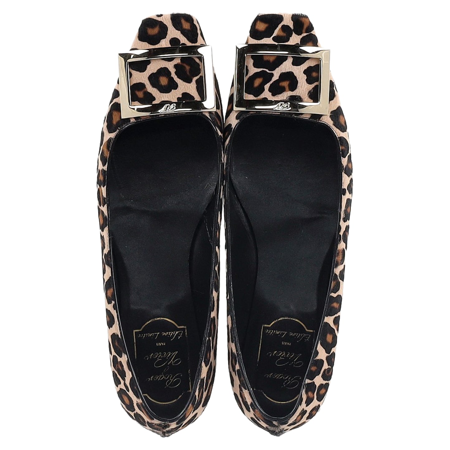 Roger Vivier Leopard Print Ballet Flats