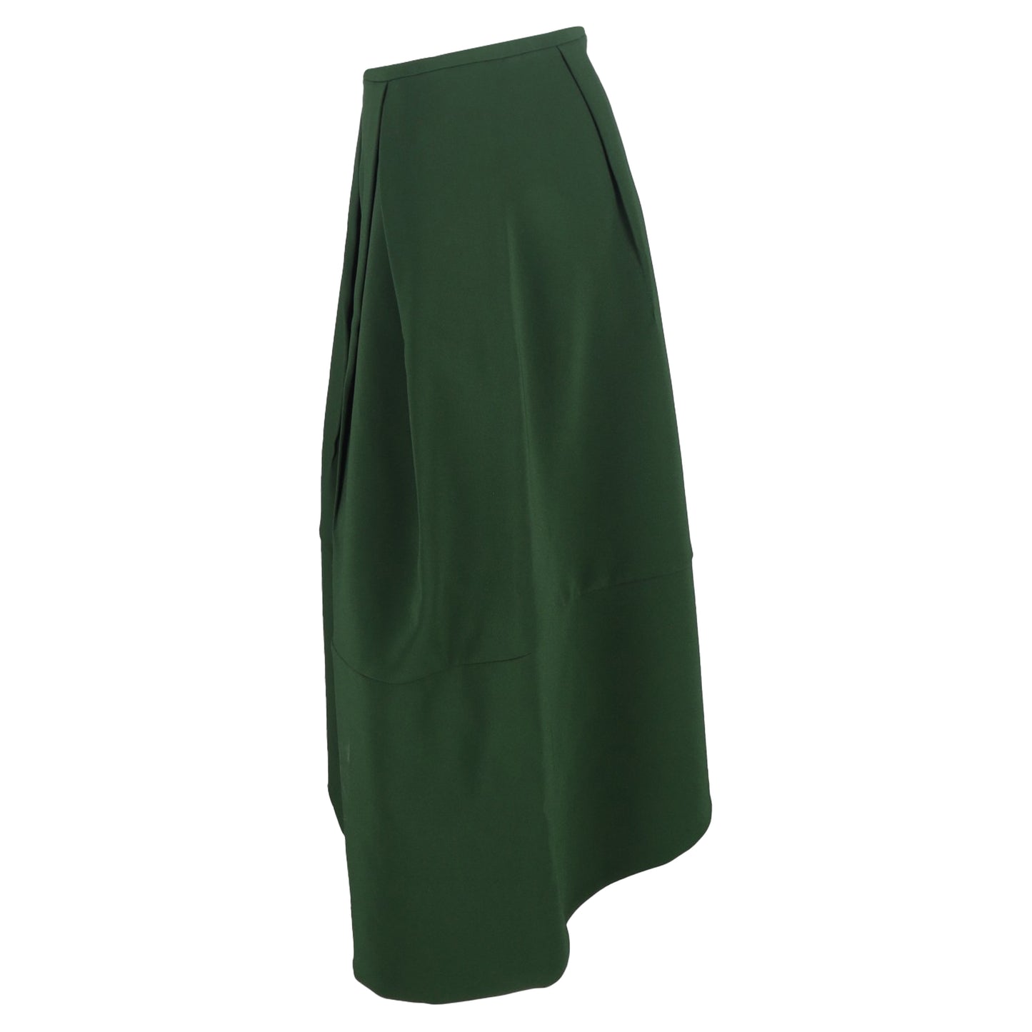 Jil Sander crepe midi skirt