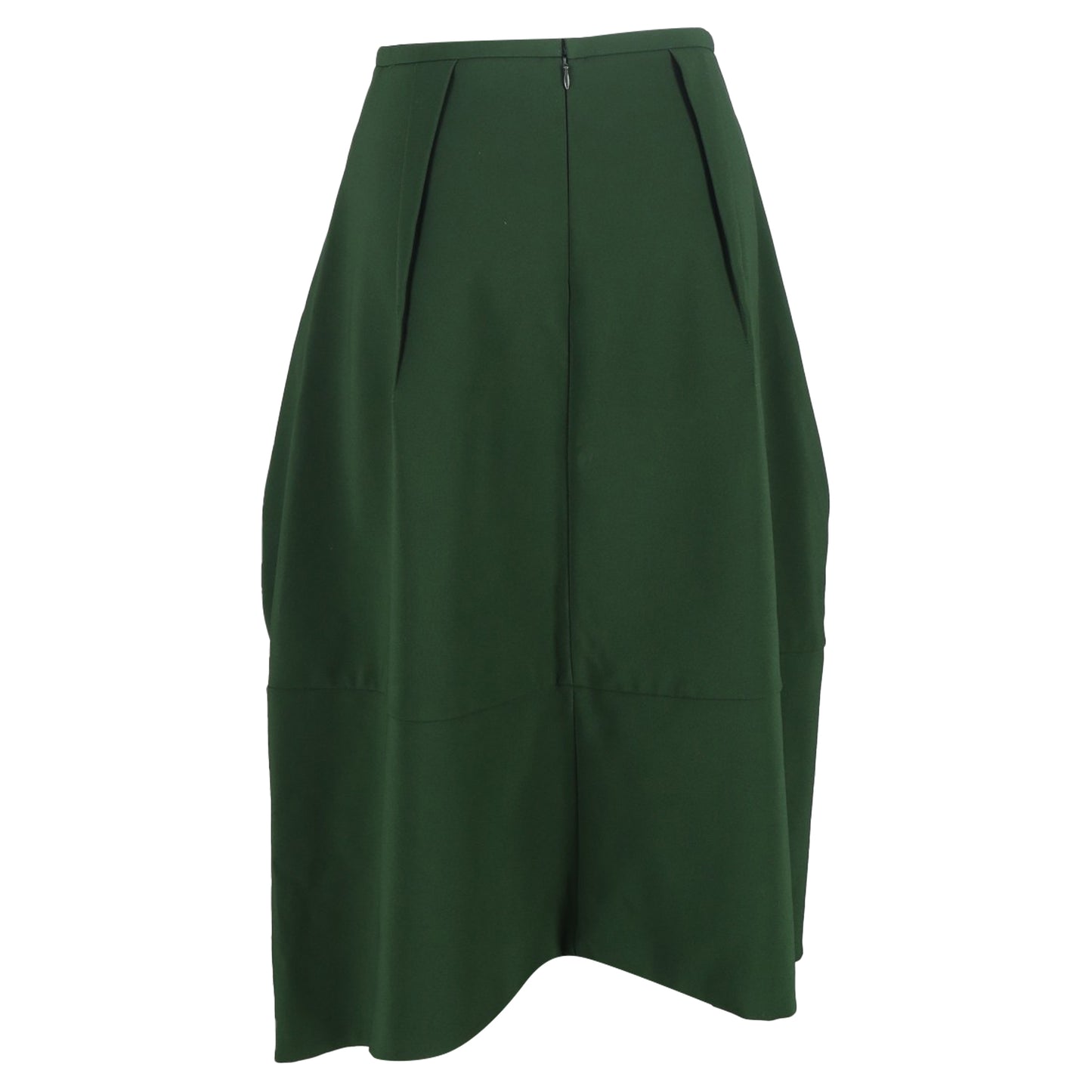 Jil Sander crepe midi skirt