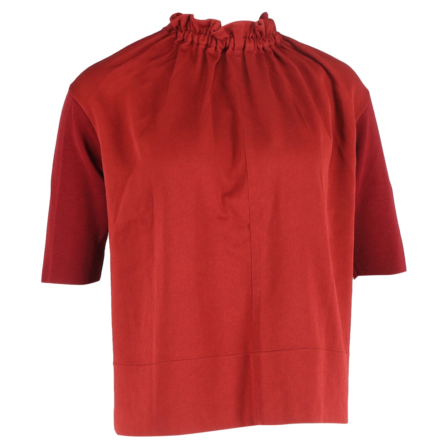 Marni ruffle neck top