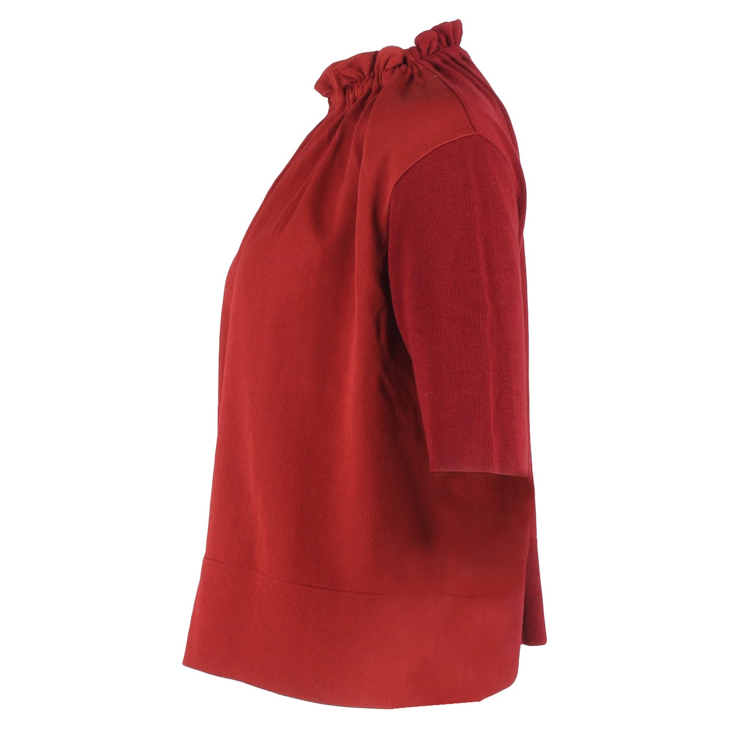 Marni ruffle neck top