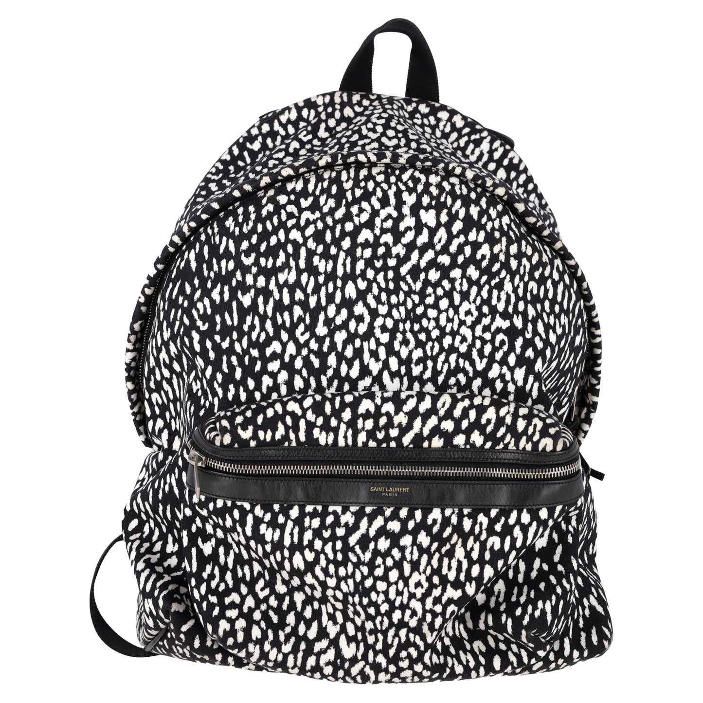 Saint Laurent Hunter Leopard backpack