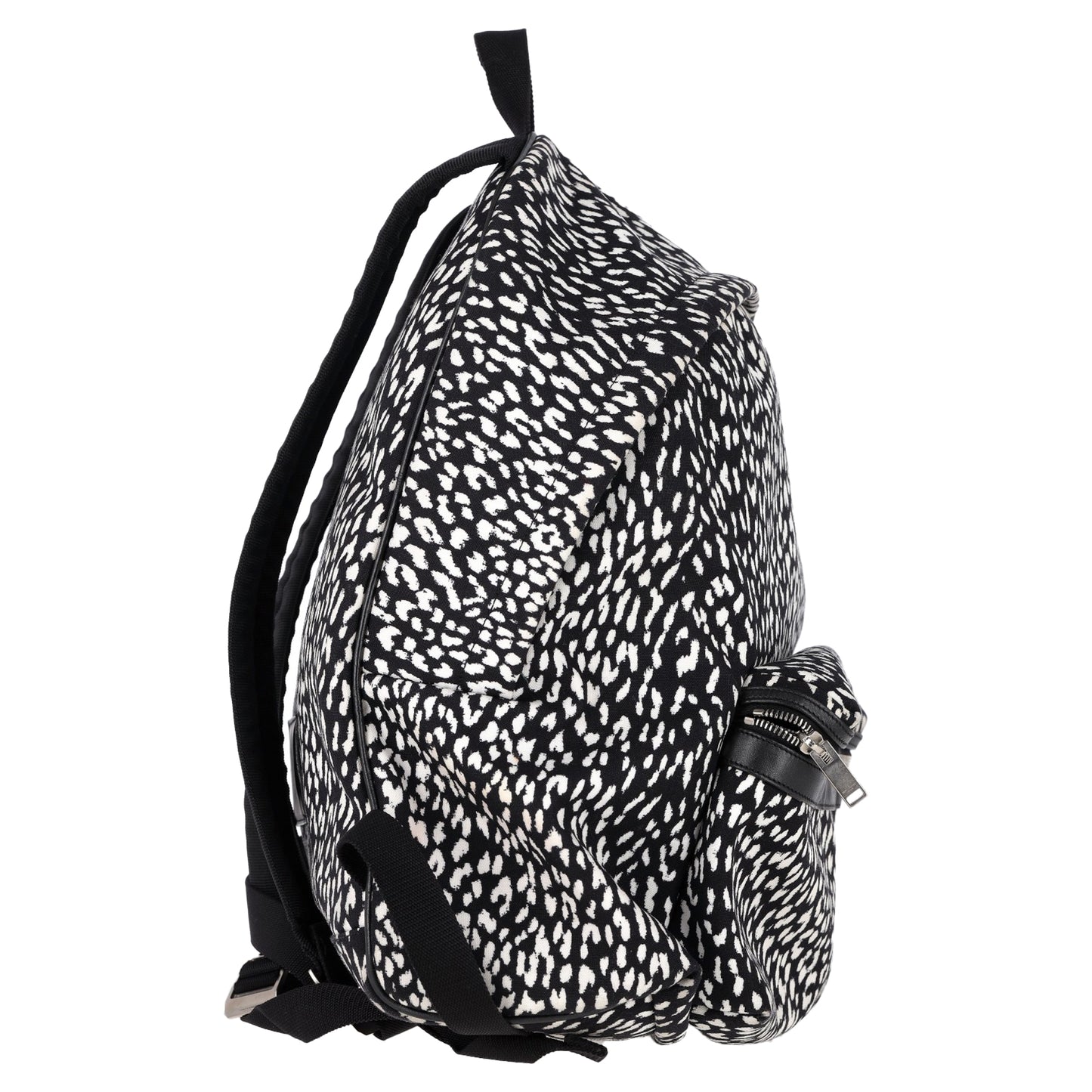 Saint Laurent Hunter Leopard backpack