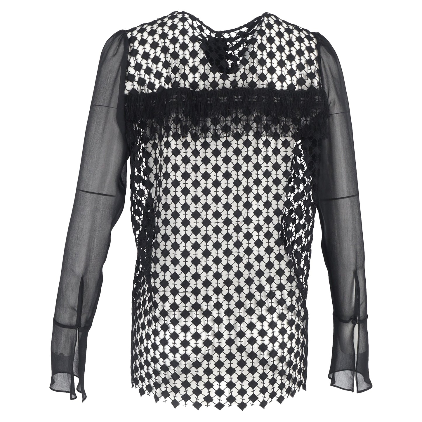 Chloé Lace Sheered Blouse