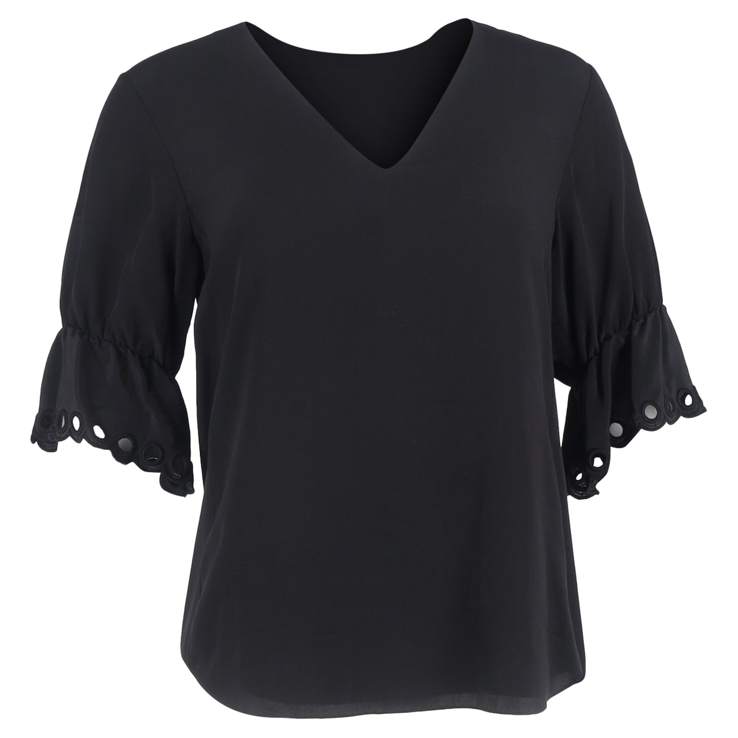 Chloé Scalloped Sleeve Blouse
