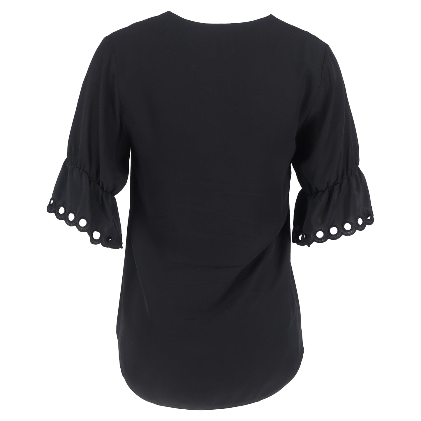 Chloé Scalloped Sleeve Blouse