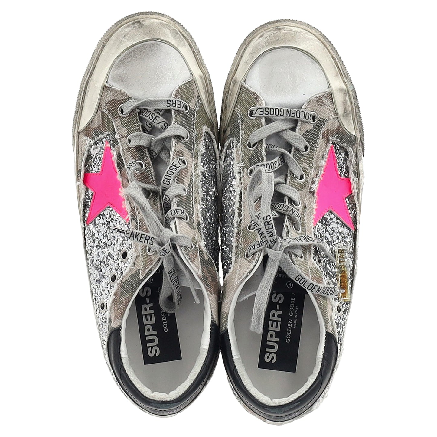 Golden Goose Super-Star Camo Sneakers