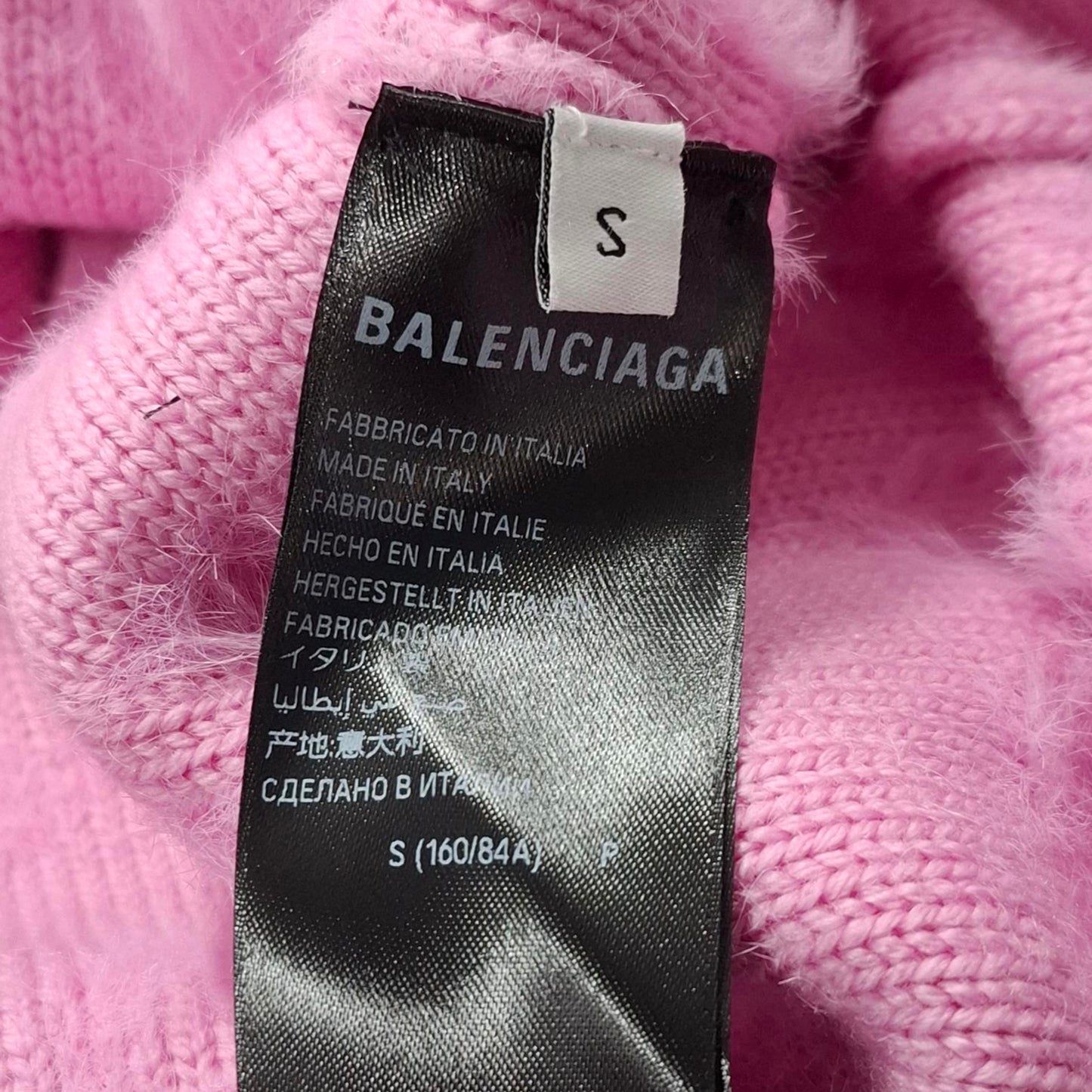 Balenciaga Oversized Logo Cardigan