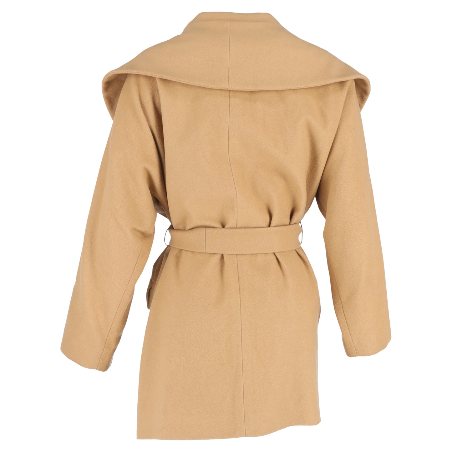 Missoni Belted Coat with Pockets in Brown Wool