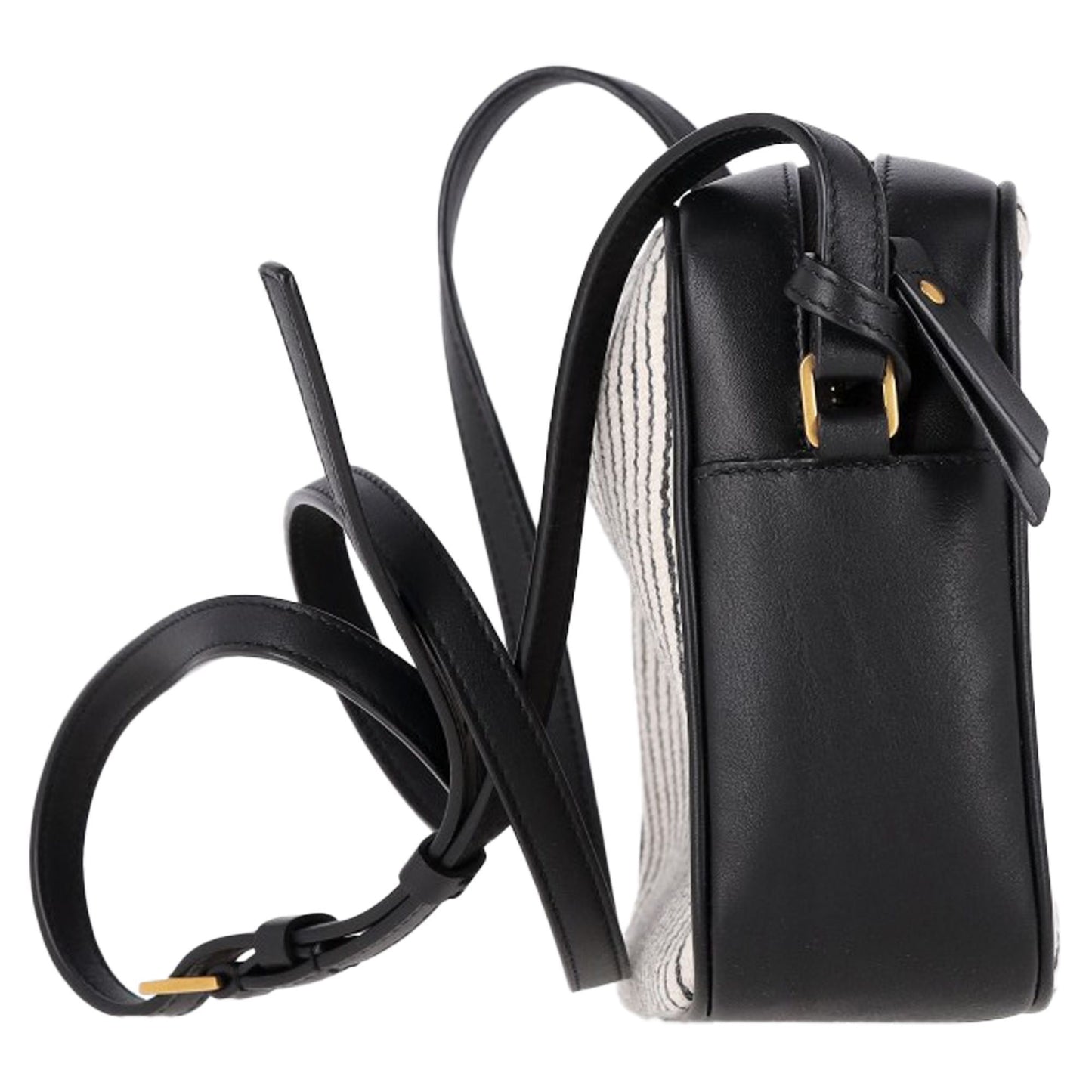 Saint Laurent medium ysl striped camera crossbody bag