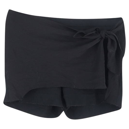 Moschino Wrap Skort in Black Viscose